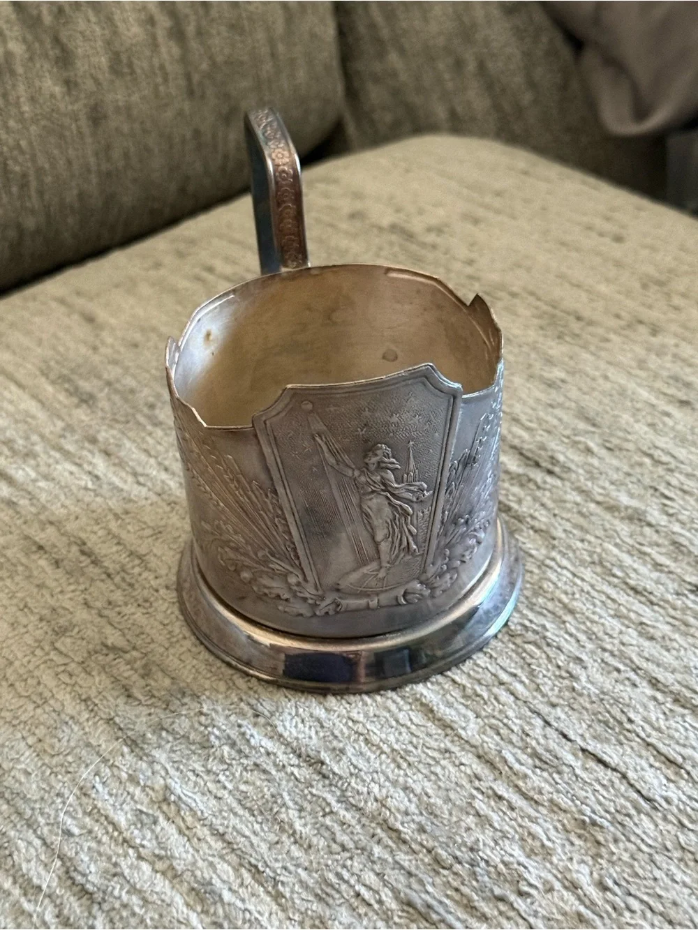 Vintage Soviet Cup Holder 